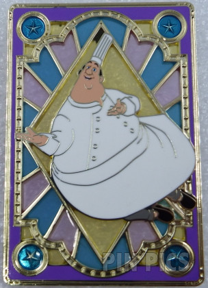 PALM - Chef Auguste Gusteau - Ratatouille - Pixar Stained Glass - Wave 1