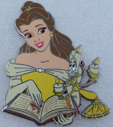 DLP - Belle and Lumiere - Beauty and the Beast - Reading a Book - Enchanted Object - Candelabra