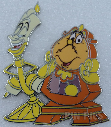 DLP - Lumiere and Cogsworth - Beauty and the Beast - Enchanted Objects - Candelabra and Clock