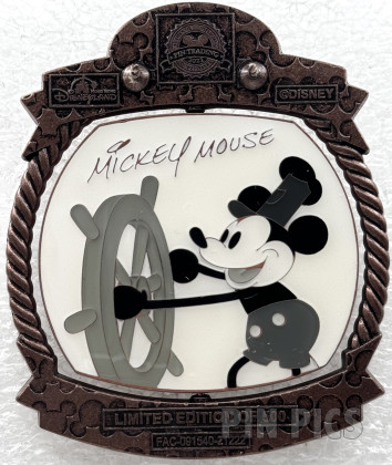 160340 - HKDL - Walt Disney - Steamboat Willie - Jumbo - Spinner