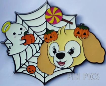 SDR - CookieAnn - Happy Halloween - Duffy and Friends - 2022 Mystery - Spider Web - Beige Puppy Dog