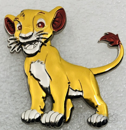 Simba - Metallic - 3D - Sculpted - Lion King