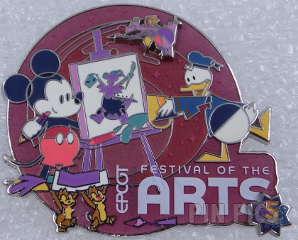 WDW - Mickey, Donald, and Figment - Epcot Festival of The Arts - 5th Anniversary