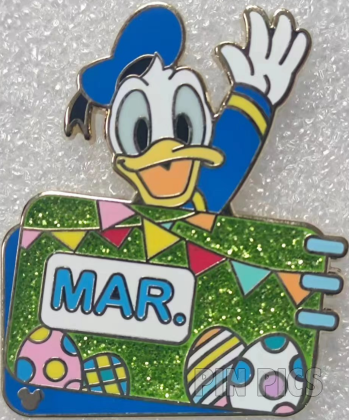 SDR - Donald Duck - March - Calendar - Hidden Mickey - Easter Eggs