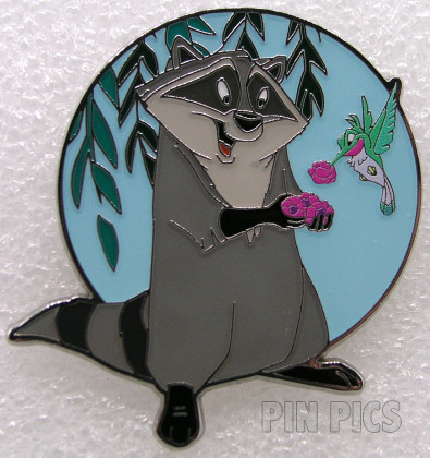 Meeko and Flit - Pocahontas - Raccoon and Hummingbird with Berries
