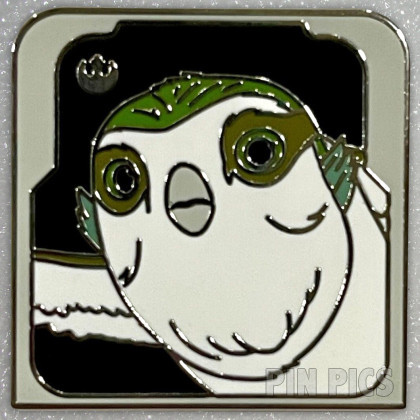 DL - Convor - Galaxy Creatures - Star Wars - Hidden Disney 2024 - White Owl with Green Head Feathers