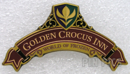 HKDL - Golden Crocus Inn Sign - World of Frozen - Mystery Box