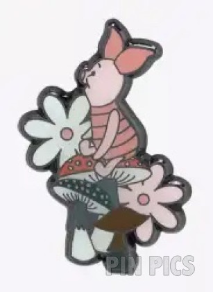 Loungefly - Piglet with Mushrooms and Flowers - Mystery - Hot Topic