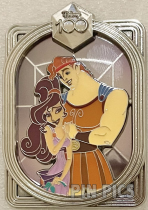 DEC - Hercules and Megara - Celebrating With Character - Disney 100 - Silver Frame - Hercules