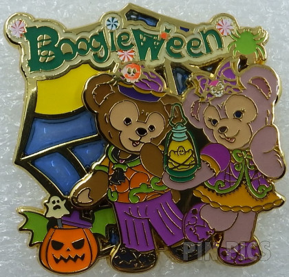 HKDL - Duffy and ShellieMay - Halloween - BoogieWeen - Stained Glass - Glow in the Dark