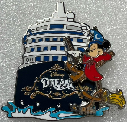 DCL - Sorcerer Mickey Painting with Fantasia Broom - Disney Dream - Cruise Ship