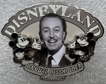 DL - Walt Disney, Mickey, Minnie - Disneyland - Annual Passholder Exclusive