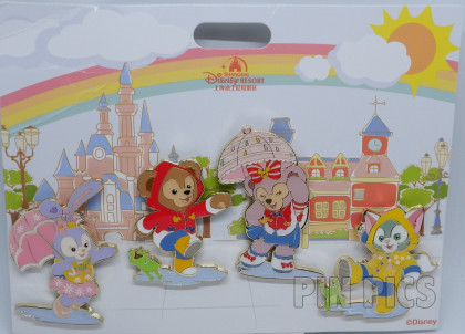 SDR - Duffy Bear and Friends - Playing in Rain Puddles Set