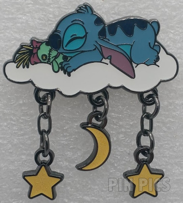 Loungefly - Stitch and Scrump Sleeping on a Cloud - Stars and Moon - Hot Topic