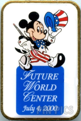 WDW - Mickey Mouse - Future World Center - EPCOT - July 4, 2000 - Cast Exclusive