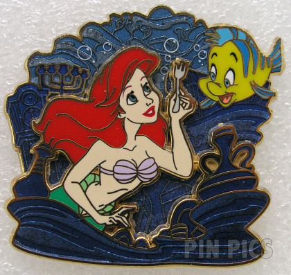 DIS - Ariel and Flounder 2 - October 2017 Park Pack - Mystery - Little Mermaid
