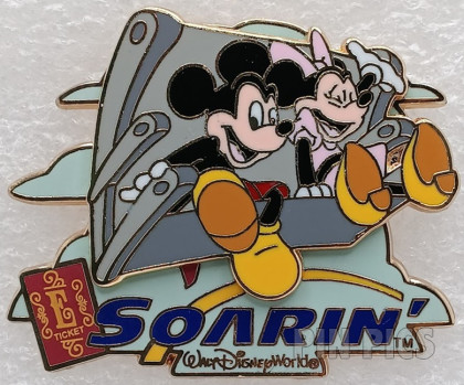 WDW - Minnie and Mickey Riding Soarin' - E-Ticket Attractions - Slider