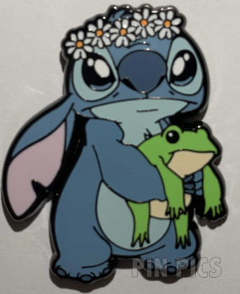 Loungefly - Stitch Holding Frog - Stitch Springtime Daisy - Mystery - Lilo and Stitch