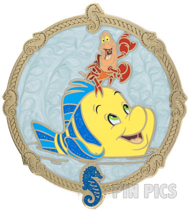 PALM - Flounder and Sebastian - Little Mermaid Iconic - Jumbo