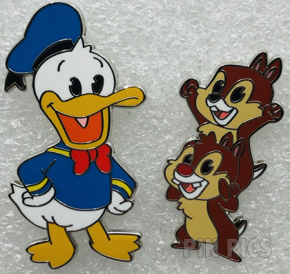 Donald, Chip and Dale - Build A Pin - Set