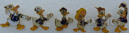 DIS - Donald Through the Ages - Boxed 6 Pin Set