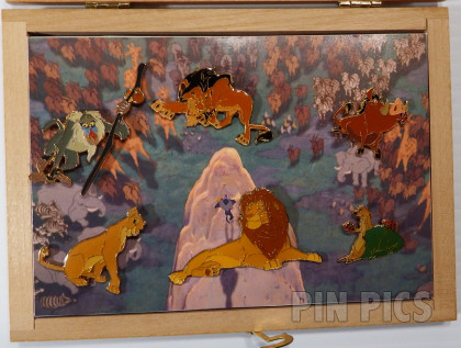 DIS - The Lion King Pin Collection Wood Box Set - 6 Pin Set