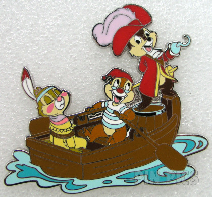 DLP - Chip, Dale, Clarice - Peter Pan - Dressed as Hook, Smee, Tiger Lily
