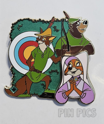 Robin Hood, Little John, Maid Marian - Fairytale Book - Celebrating 20 Years of Disney Pins