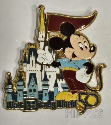 Loungefly - Mickey and Castle - Disney World 50th Anniversary - BoxLunch