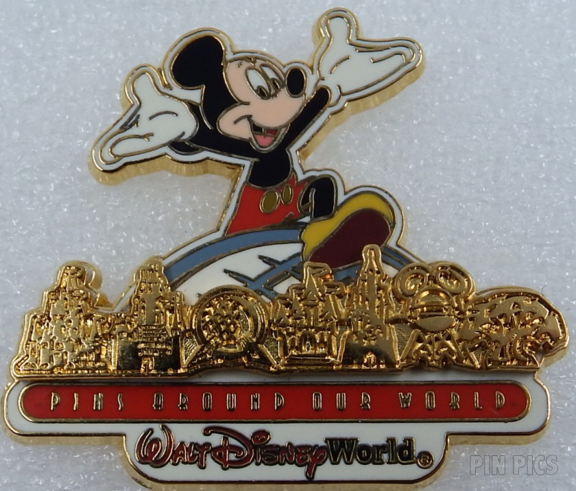 WDW - Mickey Mouse - Pins Around the World - Passport To Our World - Completer Pin