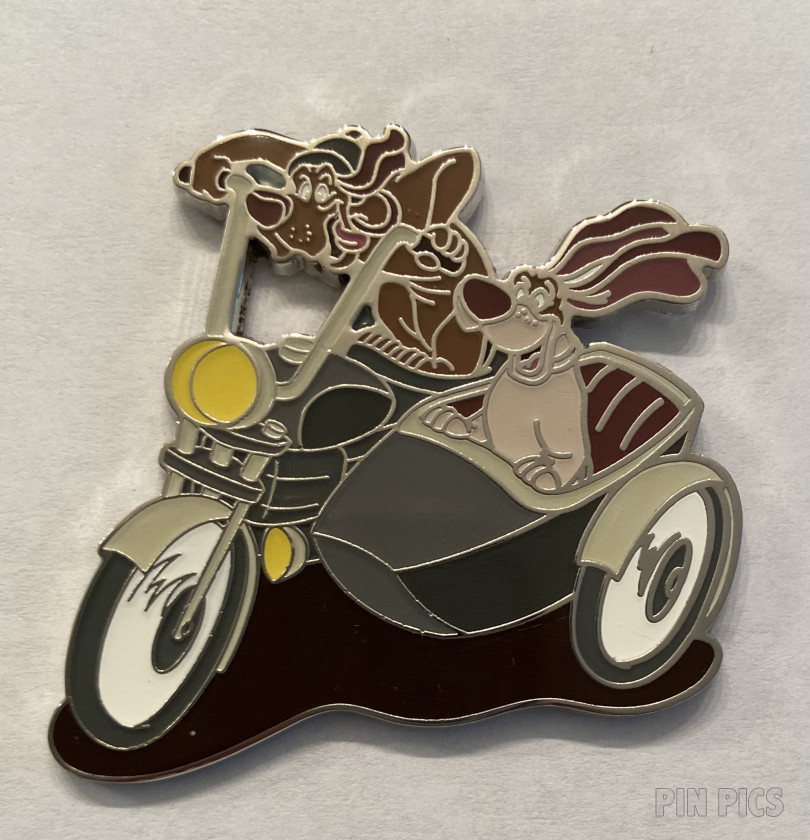 Napoleon and Lafayette - Riding Motorcycle - Aristocats