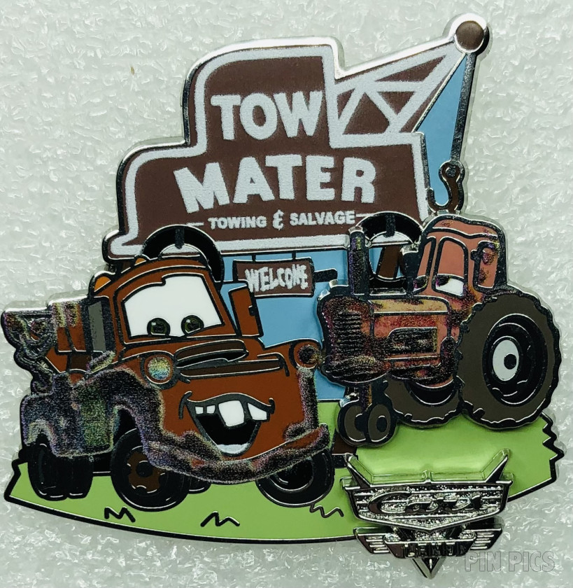 Tow Mater - Towing and Salvage - Tractor - Mater's Junkyard Jamboree - Cars Land