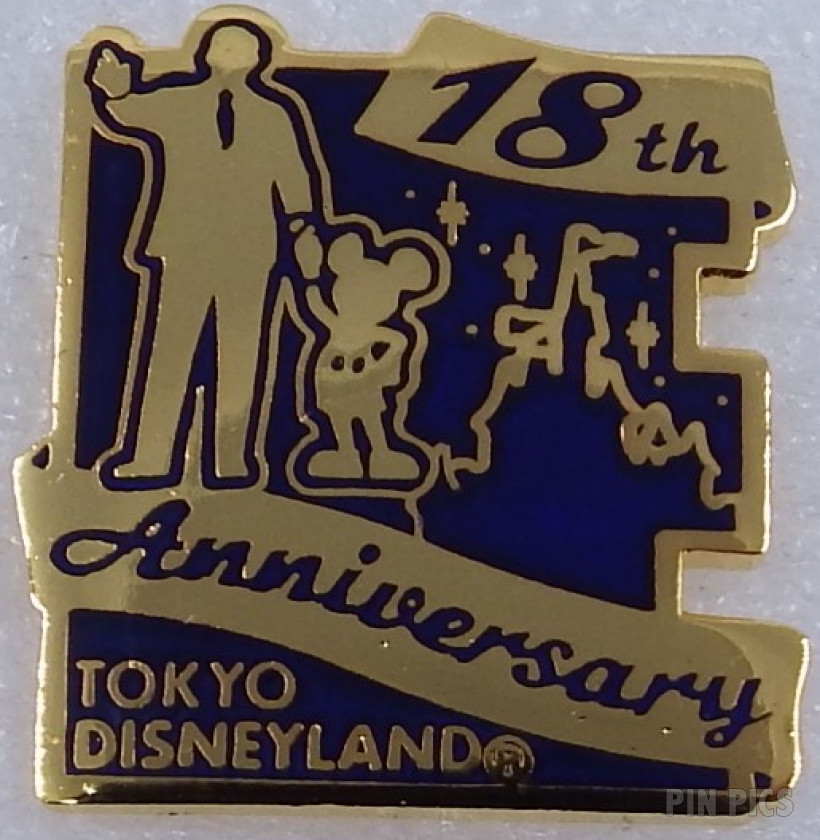 TDR - Walt Disney and Mickey - Partners Statue - 18th Anniversary - TDL