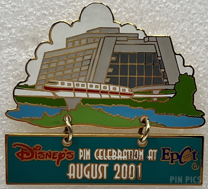 WDW - Contemporary Resort - Pin Celebration Countdown - Dangle - July - Monorail