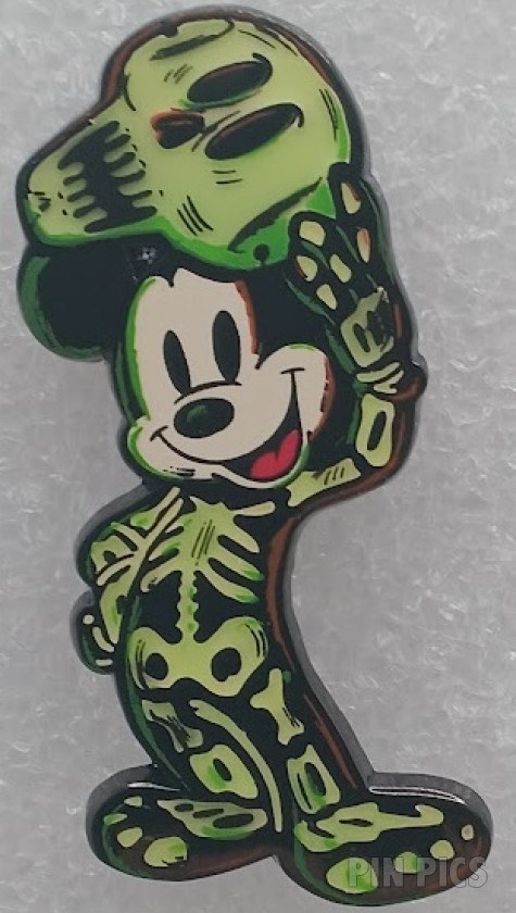 PALM - Mickey in a Skeleton Costume - Halloween - Glow in the Dark
