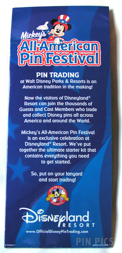 22718 - DL - Mickey's All American Pin Trading Festival - Lanyard Starter Kit