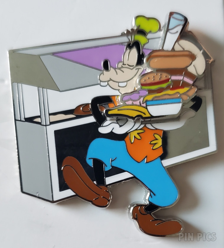DCL - Goofy at a Food Buffet