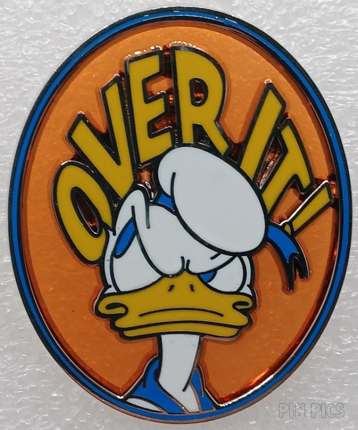 BoxLunch - Angry Donald - 90th Anniversary - Over It - Stained Glass