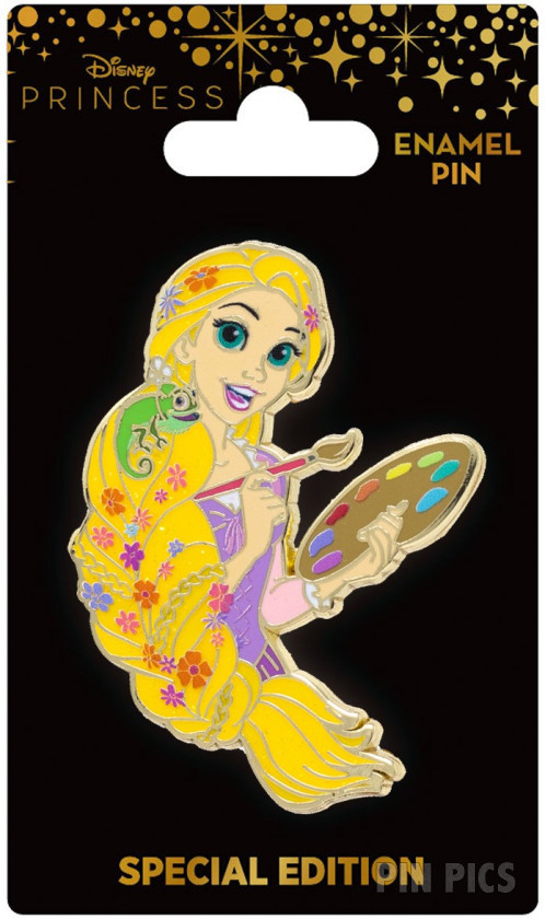 165051 - PALM - Rapunzel and Pascal - Holding Artist Palette - Tangled