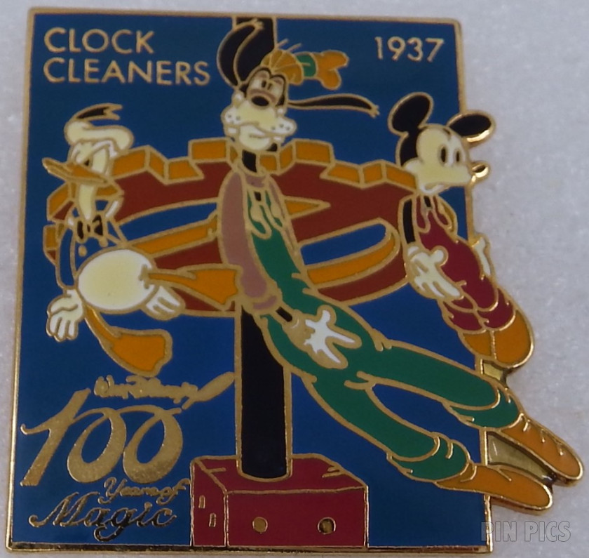 Japan - Goofy, Donald & Mickey - Clock Cleaners - 100 Years of Magic