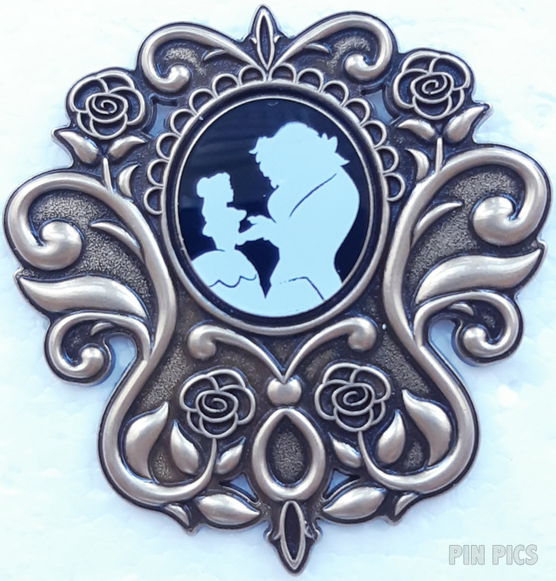 DLP - Belle and Beast - Silhouette - Filigree Frame - Beauty and the Beast