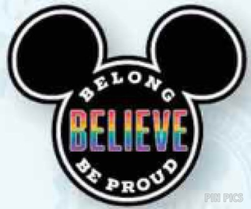 DLP - Belong Believe Be Proud - Mickey Head