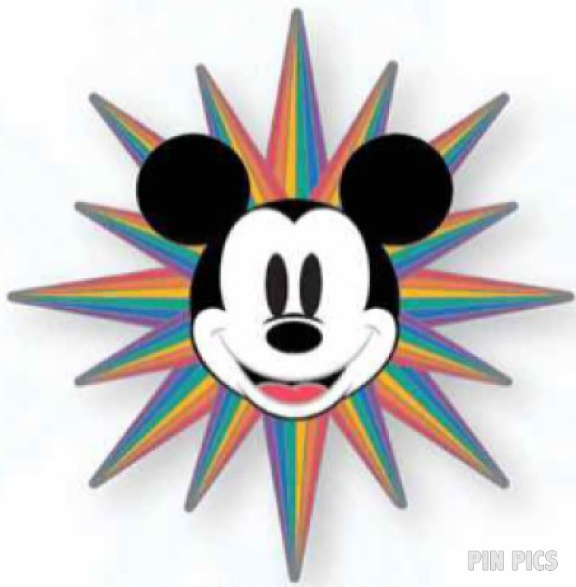 DLP - Mickey - Rainbow Starburst - Pride - Jumbo