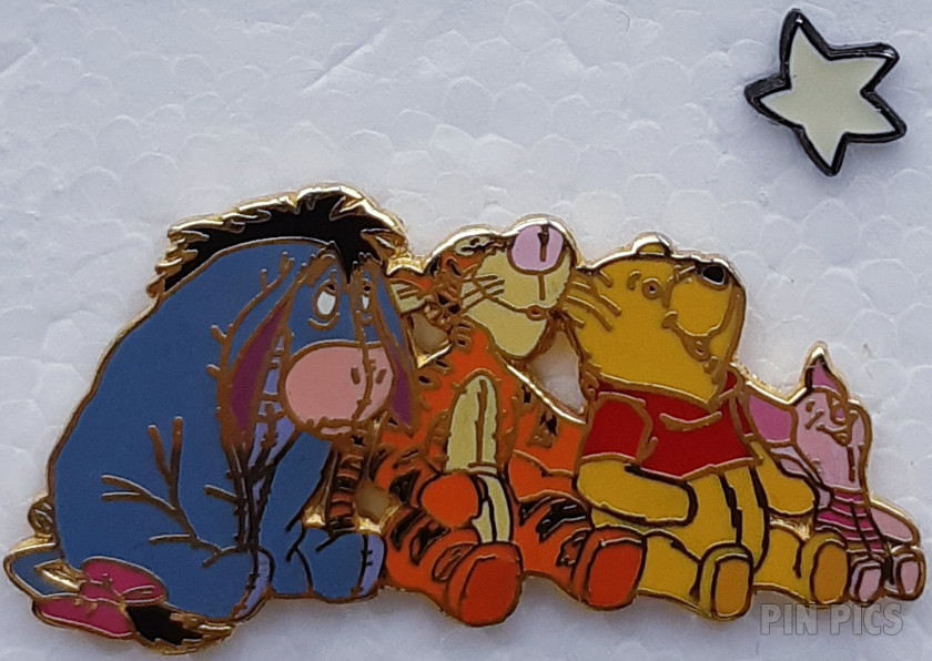 Japan - Winnie the Pooh, Tigger, Eeyore and Piglet - Star - Set