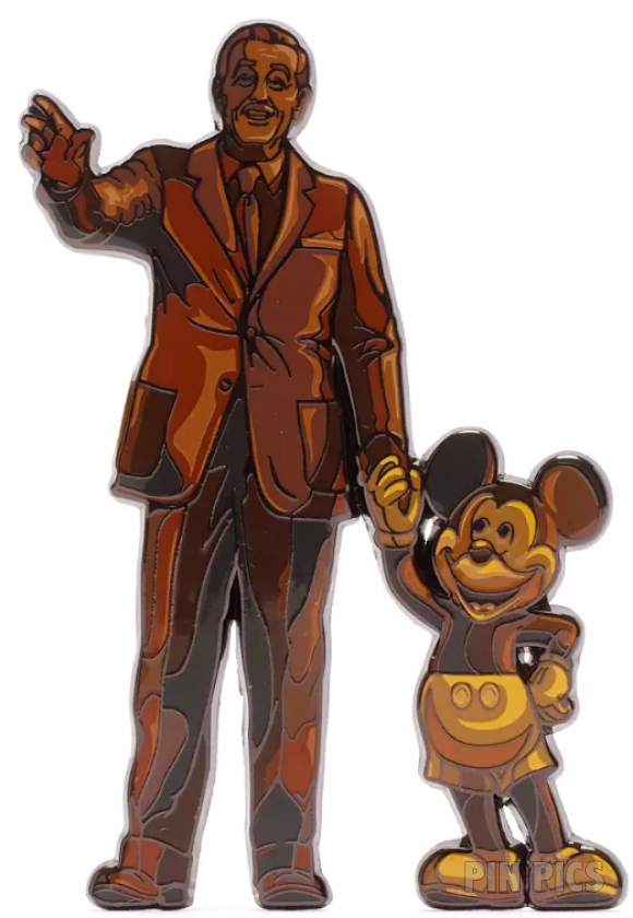 FiGPiN - Walt Disney and Mickey - 1515 - Partners Statue - Disney Store