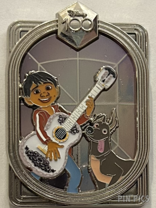 DEC - Miguel and Dante - Coco - Celebrating with Character - Disney 100 - Silver Frame
