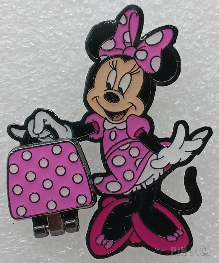 Loungefly - Minnie and Figaro - Pink Polka Dot Hinged Bag - Hot Topic