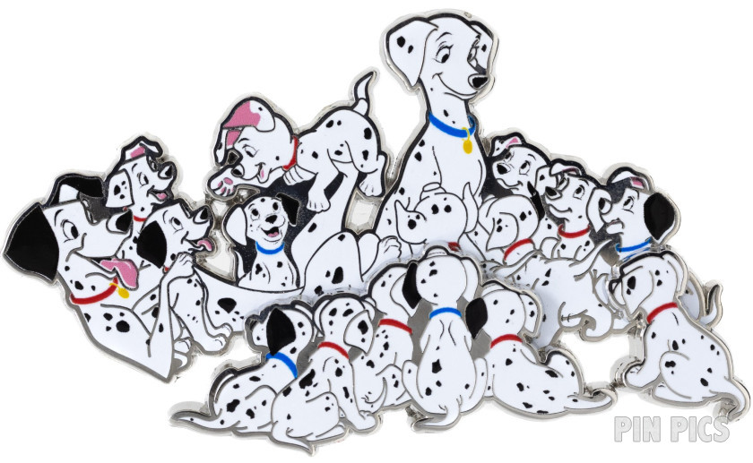 PALM - Perdita, Pongo, Puppies - Family Portrait - 101 Dalmatians
