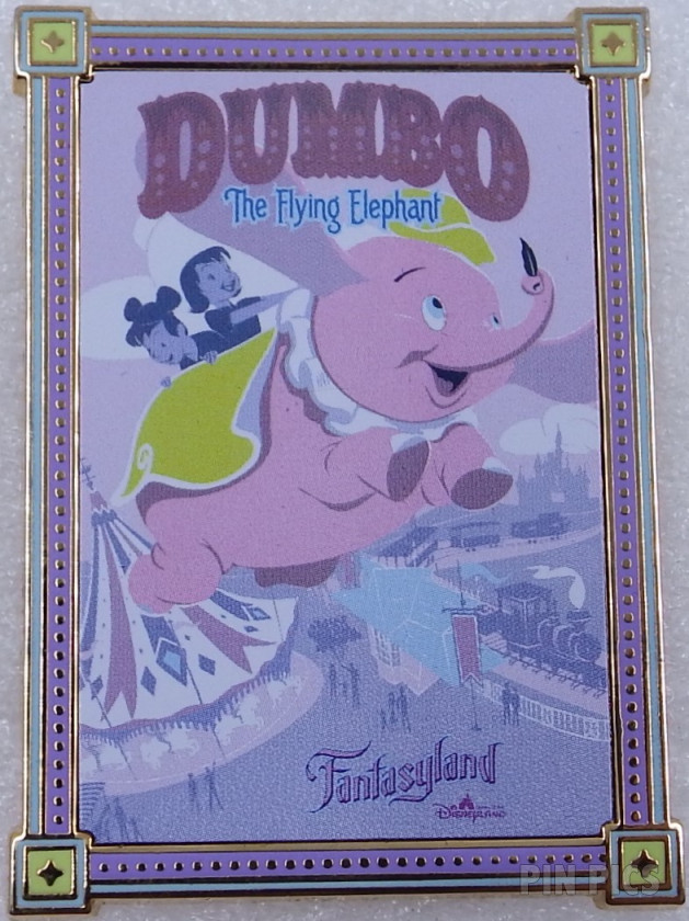 HKDL - Dumbo The Flying Elephant - Fantasyland Attraction Poster - Cast Exclusive