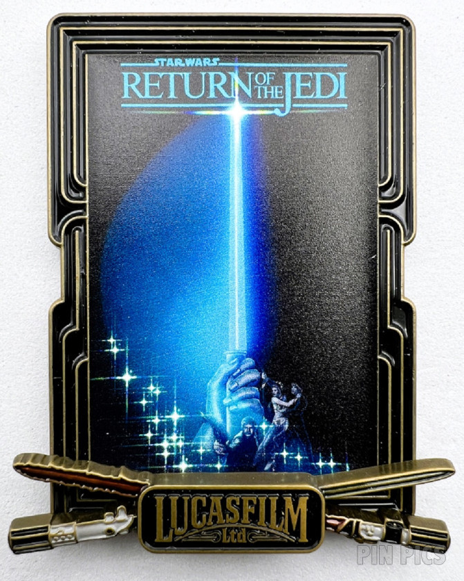 Lucasfilm Company Store - Leia, Luke, Han Solo - Return of the Jedi - Star Wars Poster - Cast Exclusive